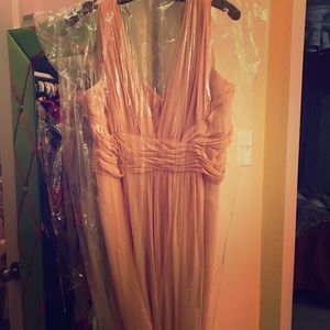 Blush color bridesmaid dresses